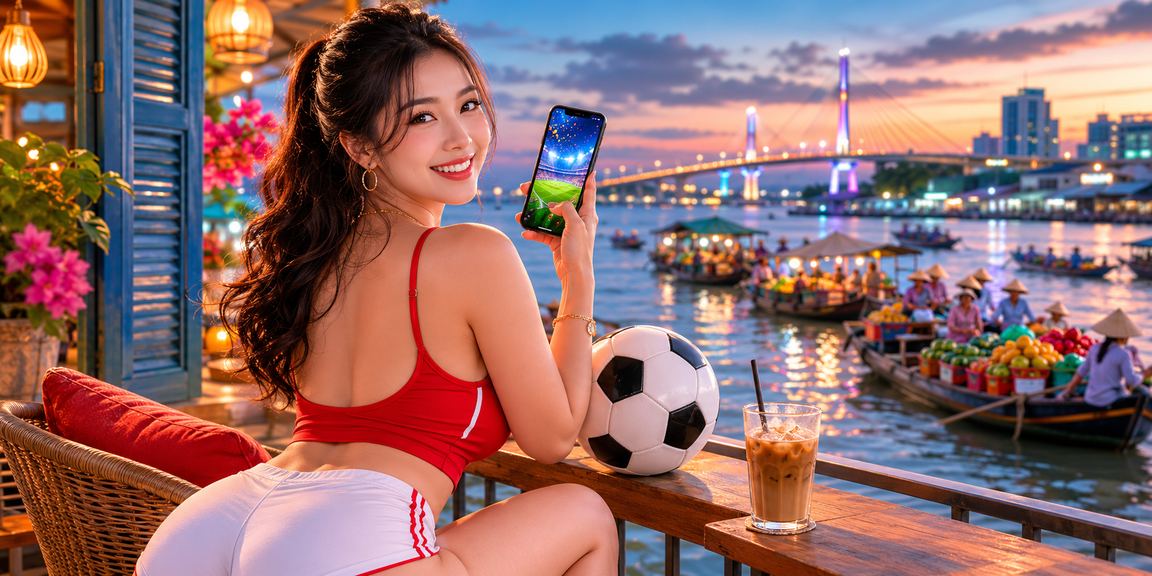 Người hâm mộ bóng đá Cần Thơ xem kết quả cá cược tại quán cà phê Việt Nam