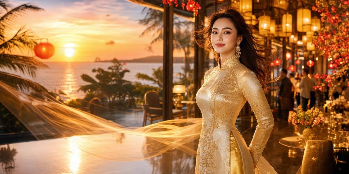 Người chơi tại Sài Gòn trải nghiệm trò chơi bài trong trang phục áo dài truyền thống